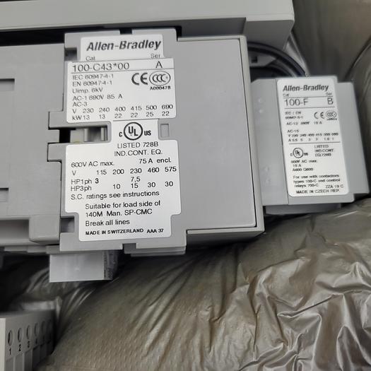 ALLEN BRADLEY 190S-GND3-FC45S containing: 140M-F8E-C45, 100-C43*00 & 100F - NEW & ORIGINAL PACKAGING