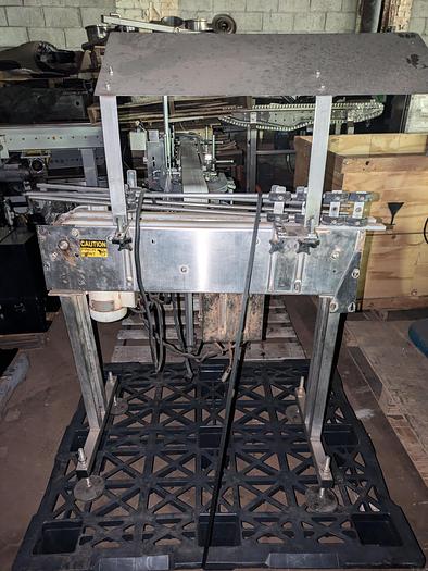 Used Inline filling systems, conveyor, star/timing wheel, lid sealer