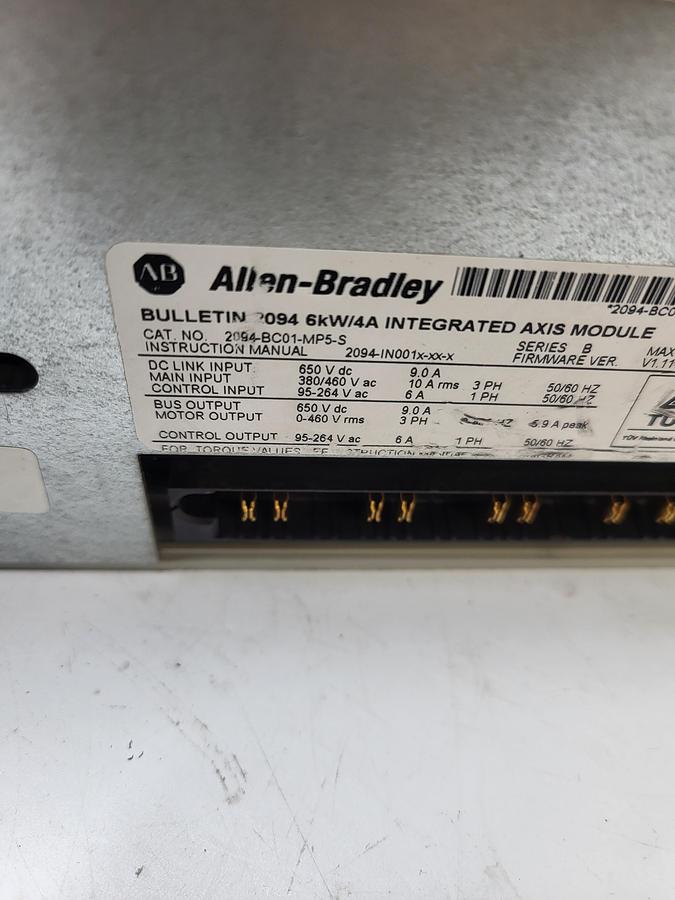 Used Allen-Bradley Bulletin 2094-BC01-MP5-S Ser.B