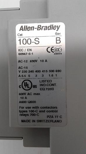 Used Allen-Bradley 100-S
