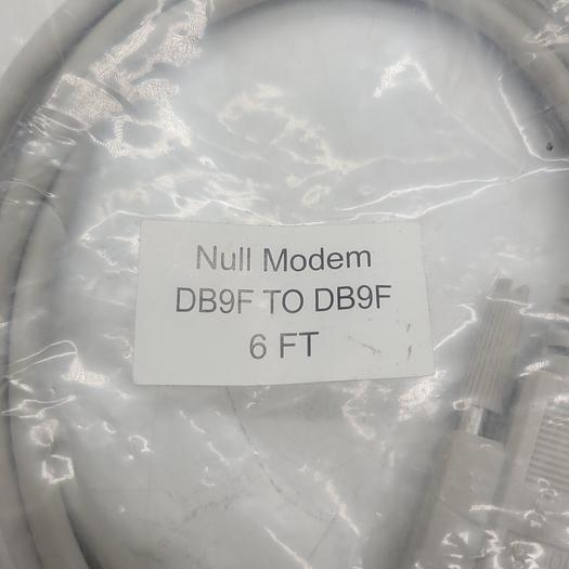 Used Null Modem DB9F-DB9F 6ft