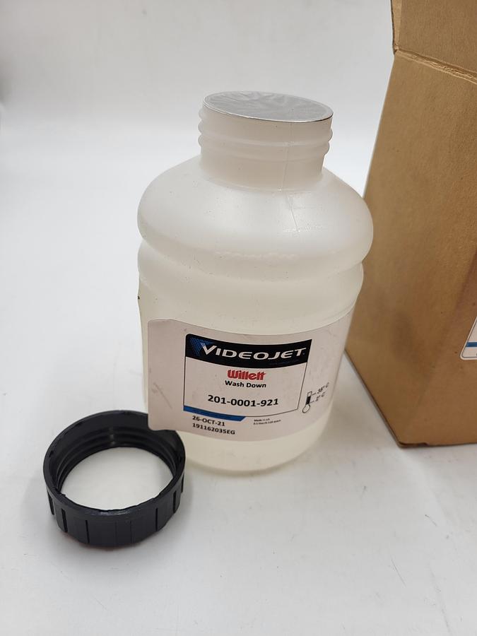 VIDEOJET 201-0001-921 WILLETT WASH SOLVENT 500ml **SEALED NEW**