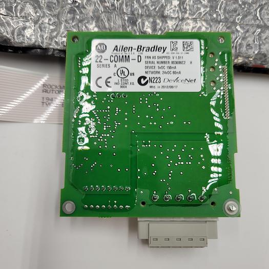 Used ALLEN BRADLEY 22-COMM-D Control/Interface Board