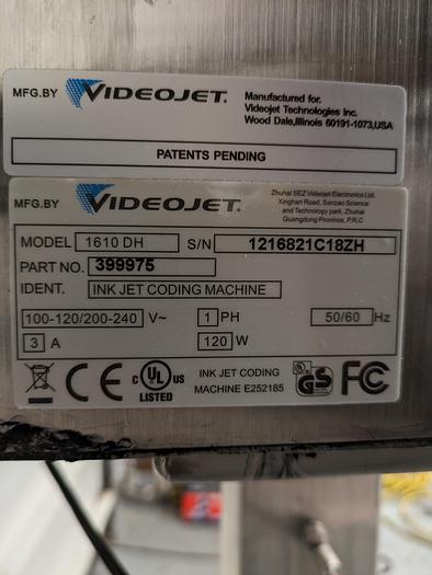 Used videojet 1610 printer