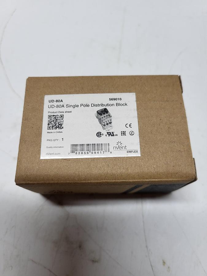 Nvent ERIFLEX UD-80A Single Pole Distribution Block