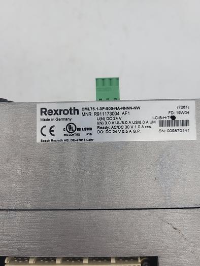 Used Rexroth IndraControl L75 CML75. 1-3P-900-NA-NNNN-NW