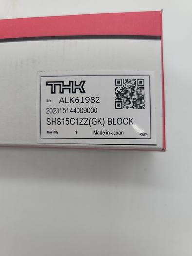 Used THK ALK61982 SHS15C1ZZ(GK) Block
