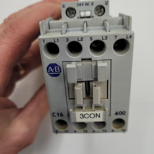 Used ALLEN BRADLEY 100-C16Z*400 SER B CONTACTOR