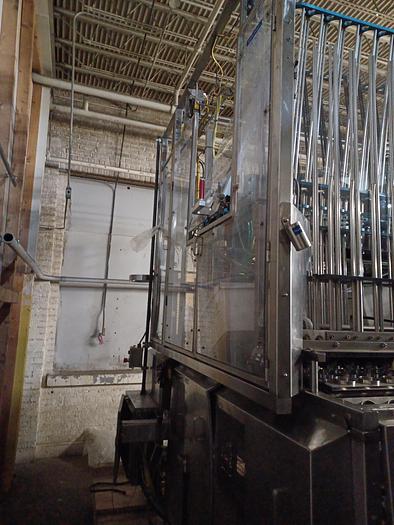 Used 12 lane sonic yogurt cup welder (branson)