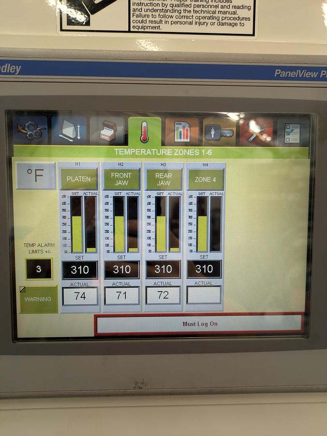Used Hayssen 12-19HR VFFS bagger