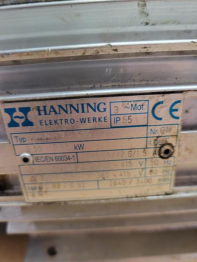 Used Hanning Elektro-werke 7D2-7-535