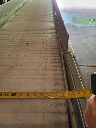Used Stainless conveyor 20" wide 20' long