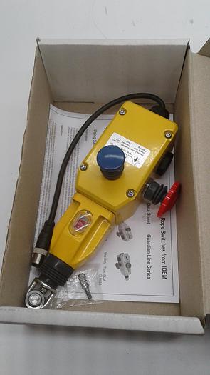 Used IDEM Safety Rope Switch 142300-Z GLS QC M12 8 pin 2NC 1N0 OSSD
