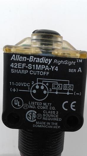 Used Allen-Bradley Right Sight 42EF-S1MPA-Y4 Sharp Cutoff