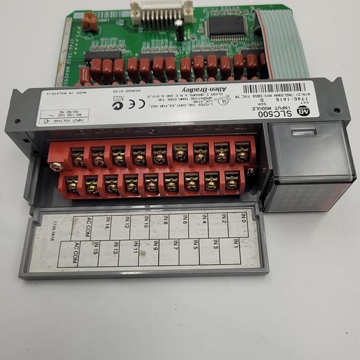 Used ALLEN BRADLEY SLC500 1746-IA16 SER D INPUT MODULE