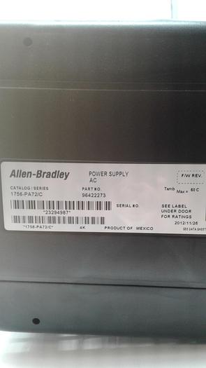 Used Allen-Bradley Control Logix 10 Slots Chassis Power Supply AC 1756-PA72/C