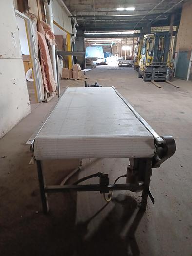 Used Stainless steel conveyor 32.5" wide 7' long 30" tall 