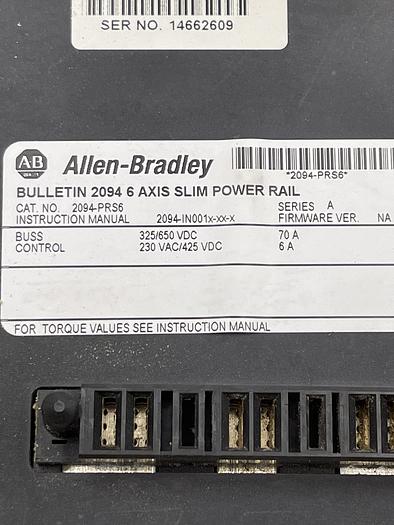 Used Allen-Bradley 2094-PRS6 Ser A
