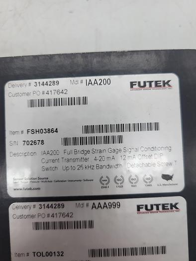 Used Futek FSH03864