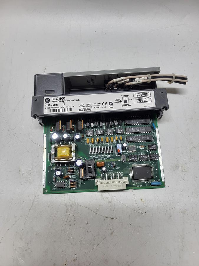 Used Allen-Bradley SLC500 Analog Output Module 1746-NO41 Ser.A