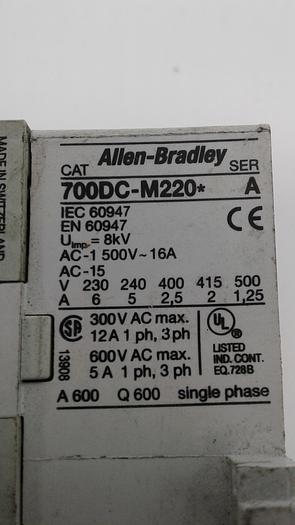 Used Allen-Bradley 700DC-M220*