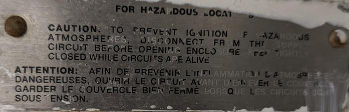 Used tri-clover pump model CL2284MDG mobile on wheels 20 hp motor