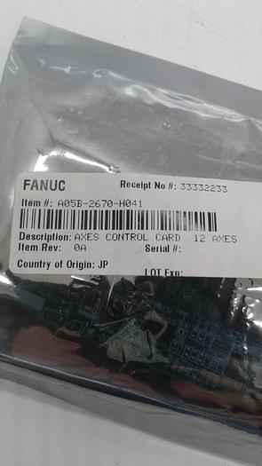 Fanuc Axes Control Card A05B-2670-H041