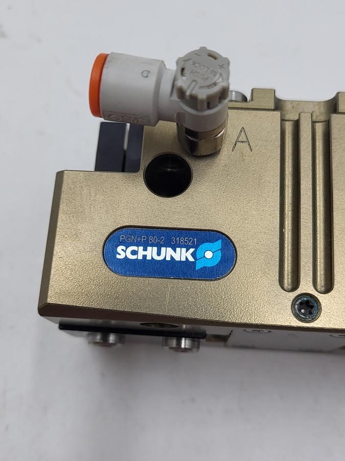 Used SCHUNK PGN-P 80-2 318521 pneumatic gripper