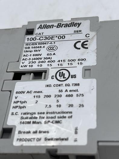 Used Allen-Bradley 100S-C30EJ22C