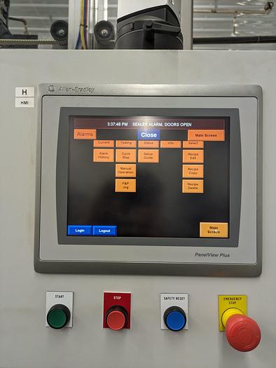 Used Combi Alphapack Case Packer and sealer (Never used) New 2019