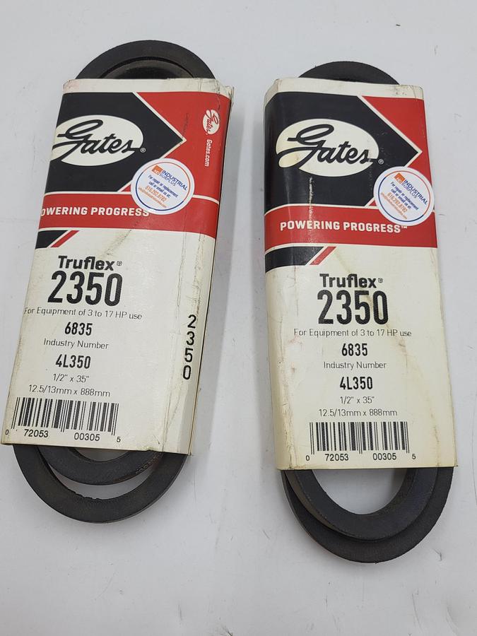 GATES Truflex 2350 / 6835 / 4L350 1/2"X35"