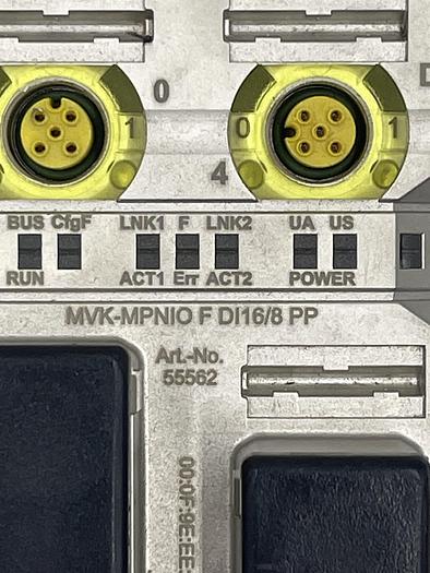 Used Murr Electronik MVK-MPNIO F D116/8PP