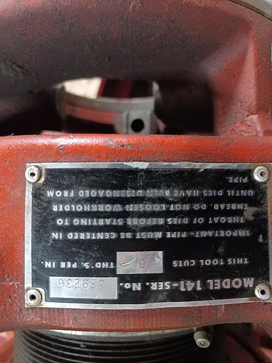 Used Ridgid Model 141 cutting head 2-1/2" dies