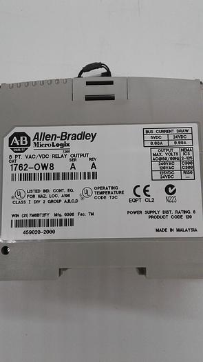 Allen-Bradley MicroLogic 1762-OW8