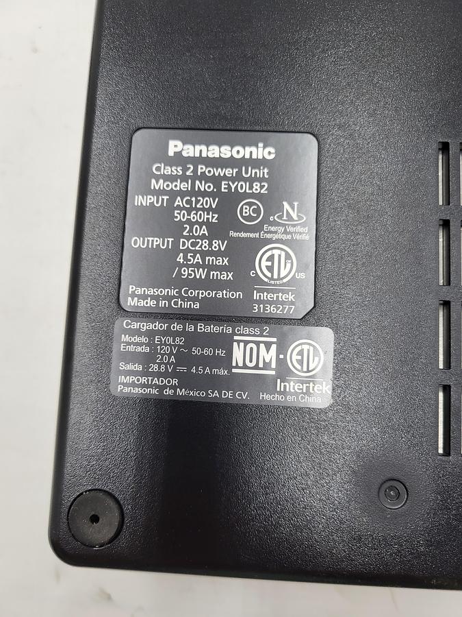 Used Panasonic EY0L82 battery charger Li-Ion 10.8V-28.8V