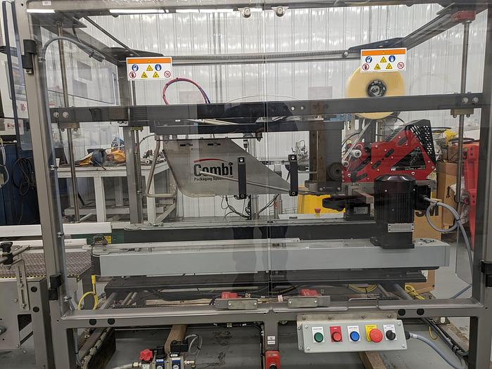 Used Combi Alphapack Case Packer and sealer (Never used) New 2019