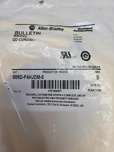 Allen-Bradley Bulletin 889D-F4HJDM-5 Ser.B