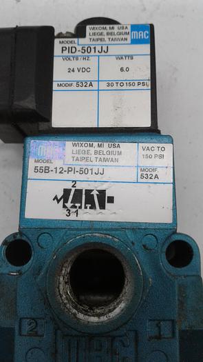 Used Mac 55B-12-P1-501JJ & PID-501JJ
