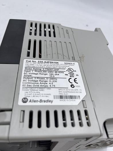 Used Allen-Bradley 22A-A4P5N104 Ser A