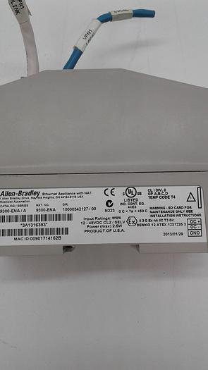 Used Allen-Bradley Ethernet Appliance wit NAT 9300-ENA 