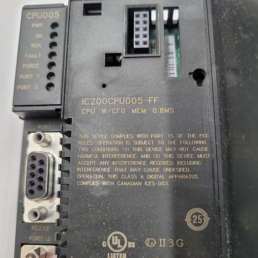 GE Fanuc Configurable CPU IC200CPU005