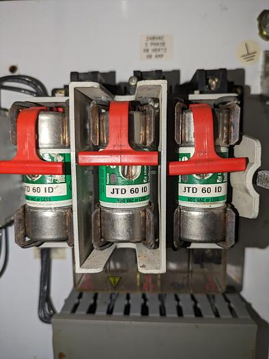 Used enclosure, electric panel, stainless steel, disconnect