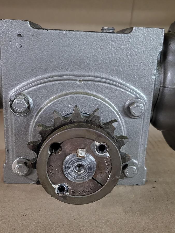 TIGEAR-2 Right Angle Worm Gear Reducer 20QZ50R56 Ratio 50:1 NO BOX