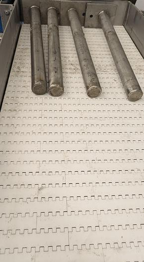 Used conveyor, stainless steel,