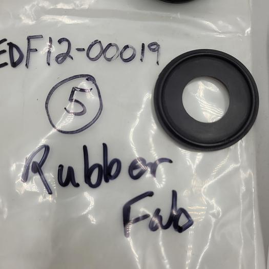 GARLOCK RUBBER FAB 1" Black EPDM TRI-CLAMP GASKET PEROXIDE CURED EDF12-00019 CERTIFIED & *NEW*
