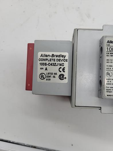 Used Allen-Bradley Complete Device 100S-C43ZJ14C Ser.A