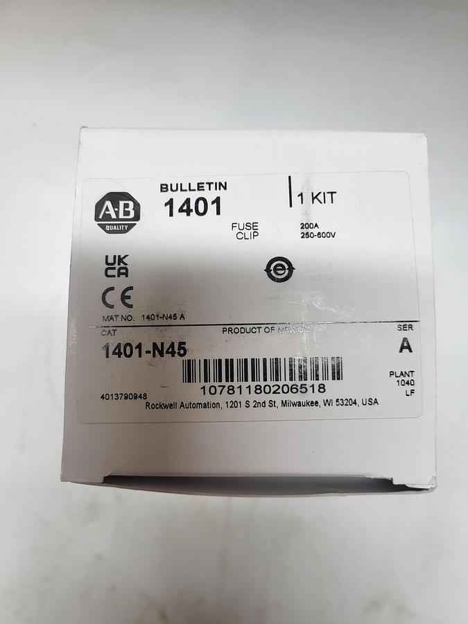Allen-Bradley Bulletin 1401-N45 Ser.A