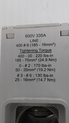 Used Mersen FSPDB4A Tightening Torque