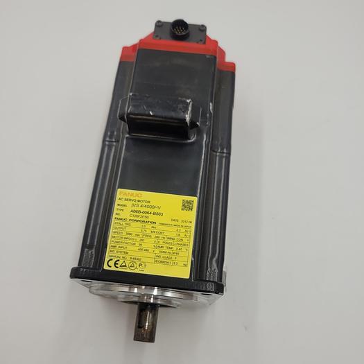 Used FANUC AC SERVO MOTOR MODEL: BIS4/4000HV TYPE: A06B-0064-B503