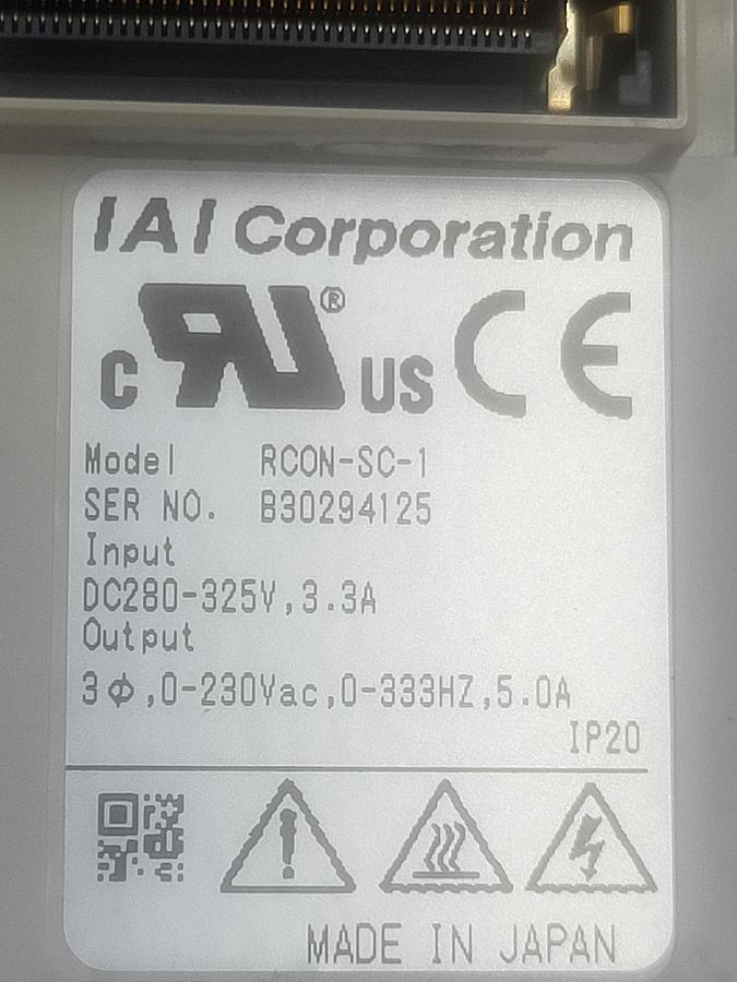 Used IAI Corp RCON-SC-1  controller